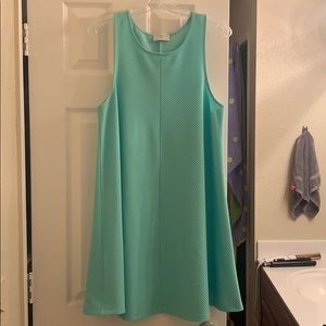 Sea foam green shift dress
